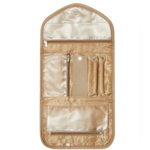 8 Other Reasons Jewelry Travel Bag Beige Tan Camel New